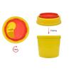 4-Pack Sharps Container1/2 Quart,Small Sharp Needle Disposal Containers,Biohazard Medical Containers Sharps Box for Home and Travel Use view 4