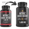 Double Dragon Organics Nitric Oxide Booster Supplement, 1600mg Extra Strength L-Arginine, Citrulline Malate, and Alpha-Ketoglutarate (60 Count, 1 Bottle) view 4