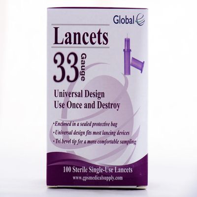 Easy Glide 33 Gauge Pull Top Lancets - Virtually Pain-Free Testing - Suitable for Most Lancing Devices