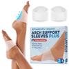 Dr. Fredericks Original Arch Support Sleeves Plus - 2 ct - Doctor-Developed Plantar Fasciitis & Flat Feet Relief - Foot Braces for Fallen Arches, Heel Pain & Achy Feet - Soft Gel Cushion - S/M view 1