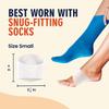 Dr. Fredericks Original Arch Support Sleeves Plus - 2 ct - Doctor-Developed Plantar Fasciitis & Flat Feet Relief - Foot Braces for Fallen Arches, Heel Pain & Achy Feet - Soft Gel Cushion - S/M view 4