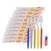 fafortune 100pcs Disposable Toothbrushes with Toothpaste (5 Colors) view 1