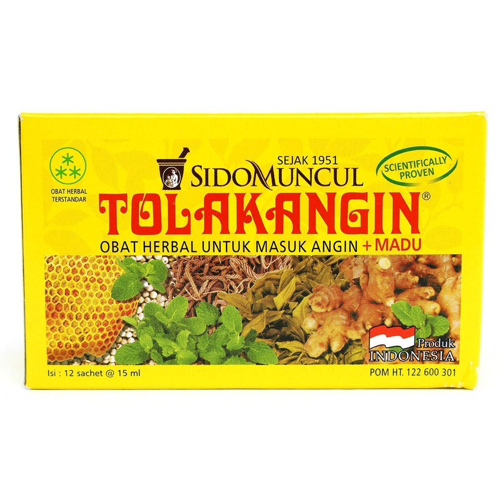 Herbal Syrup with Honey - Tolak Angin (12 x 15 ml)