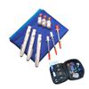 Medicool Poucho Diabetic Wallet+Daily Diabetic Organizer Bundles | PXLP+DAILYBundle-Blue view 1