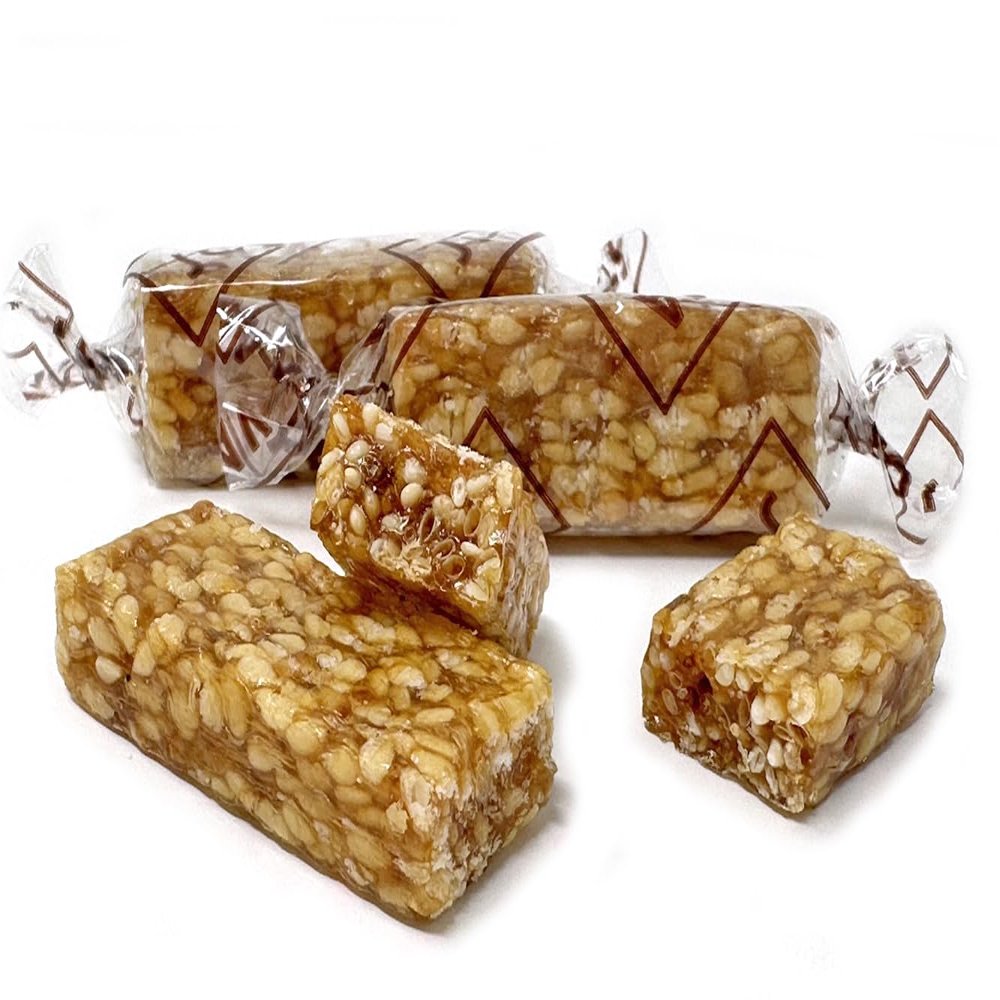 SweetGourmet Sesame Honey Crunch, All Natural Candy, Individually Wrapped, 1 Pound
