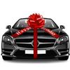 Big Happy Birthday Car Bow Large Decorative Gift Wrapping Giant Pull Ribbon Bow for Birthday Christmas Party Decoration(20 Inches,Red) view 1