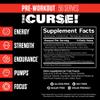 JNX SPORTS The Curse! Pre Workout Powder for Men & Women  50 Servings, Fruit Punch Flavor  Caffeine, L Citrulline, Beta Alanine & Creatine for Explosive Energy, Strength, Pump & Focus view 2