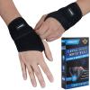 CERBONNY Carpal Tunnel Wrist Brace,2Pack Wrist Support Brace Adjustable Wrist Strap Reversible Wrist Brace for Sports Protecting/Tendonitis Pain Relief/Carpal Tunnel/Arthritis-Right&Left view 1