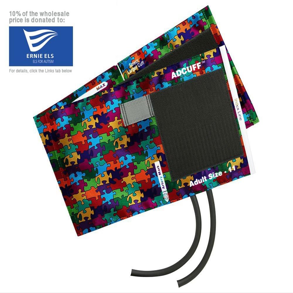 American Diagnostic Corporation Adcuff Double Tube Cuff & Bladder Medium Puzzle Pieces