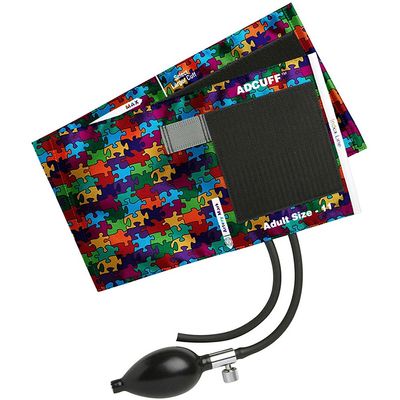 American Diagnostic Corporation Adcuff Inflation System Small Puzzle Pieces Small