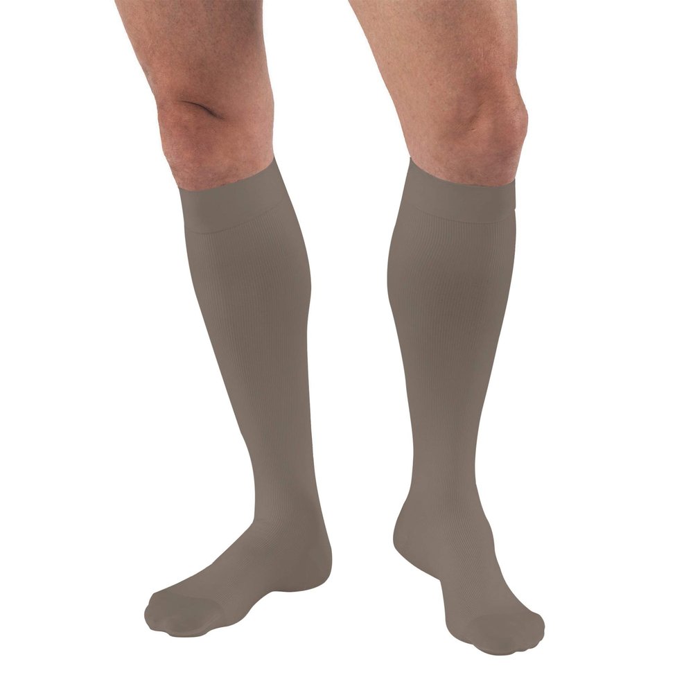 JOBST for Men Knee High Closed Toe Compression Stockings, Extra Firm Legware for All Day Comfort for Males, Compression Class- 20-30