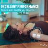 Easy@Home 16 Pads of 2"x 2" TENS Unit Reuseable Self Stick Carbon Electrode Pad - Non Irritating Design view 2