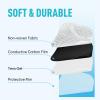 Easy@Home 16 Pads of 2"x 2" TENS Unit Reuseable Self Stick Carbon Electrode Pad - Non Irritating Design view 3