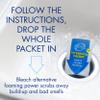 Glisten GLISTEN-DP06N-PB-2/PACK DP06N-PB Garbage Disposer Foaming Cleaner, Lemon Scent, 2-Pack (8 Uses), 2 Pack, Blue, 2 Count, 4.9 Ounce (Pack of 2), 9 Ounce view 3