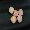 New Rose Quartz 5 Element Tumbled Stones Thick Genuine Earth Wiccan Pagan Pouch Gift Air Water Earth Fire Spirit Pentacle Star Spiritual Psychic Metaphysical Worship Altar India Asia Stone Gemstone view 3