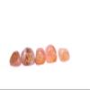 New Rose Quartz 5 Element Tumbled Stones Thick Genuine Earth Wiccan Pagan Pouch Gift Air Water Earth Fire Spirit Pentacle Star Spiritual Psychic Metaphysical Worship Altar India Asia Stone Gemstone view 4