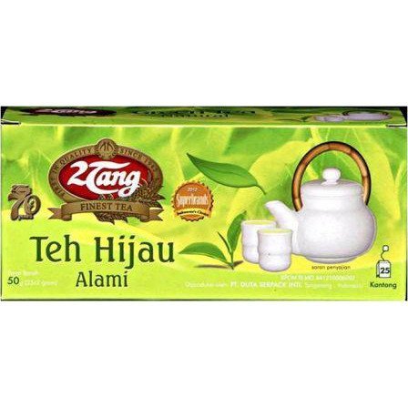 2tang (2 Tang) Teh Hijau Green Tea 25-ct, 50 Gram