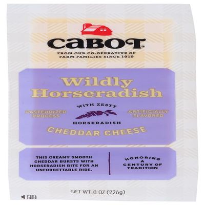 Cabot Horseradish Cheddar, 8oz.