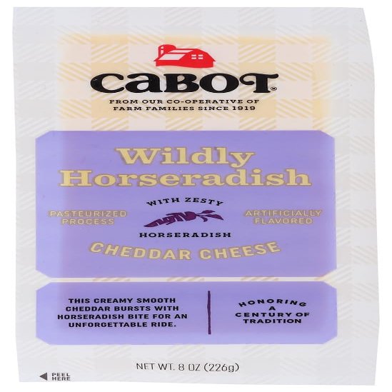 Cabot Horseradish Cheddar, 8oz.