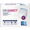 Dry Direct Ultimate Underwear, Made-in-USA Adult Diapers, Max Absorbency Disposable Incontinence Protection - Large (Pack of 16) view 1