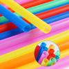 100 Pcs Jumbo Smoothie Straws,Colorful Disposable Wide-mouthed Large Straw. view 3