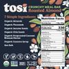 Tosi Meal Nut Bars, Almond, Healthy Snacks for Adults & Kids, Crunchy Plant Based Protein Bar (14G), Keto Snacks, Vegan, Gluten & Soy Free, Low Sugar, Omega 3s, 2.4oz, 12-Pack view 2