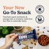 Tosi Meal Nut Bars, Almond, Healthy Snacks for Adults & Kids, Crunchy Plant Based Protein Bar (14G), Keto Snacks, Vegan, Gluten & Soy Free, Low Sugar, Omega 3s, 2.4oz, 12-Pack view 3
