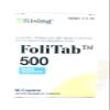 FoliTab 500 Controlled-Released Iron with VIT. C and Folic Acid, 30 caplets/Box view 1