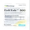 FoliTab 500 Controlled-Released Iron with VIT. C and Folic Acid, 30 caplets/Box view 2