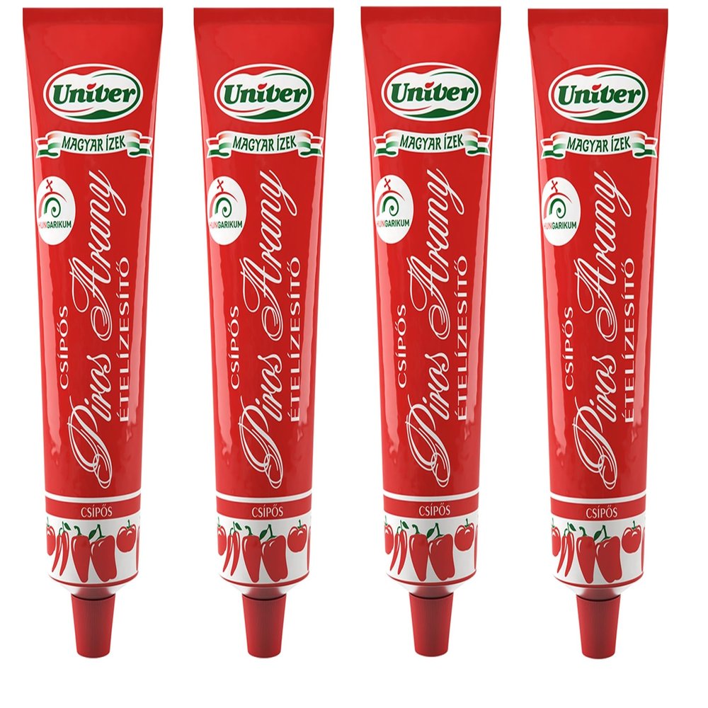 4 Hungarian Red Gold Piros Arany Paprika Paste Original Quality HOT Spice