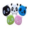 DMtse Cute Panda Simple Contact Lens Travel Case Container Kit Set with Mirror Bottle with Tweezers Container Holder view 1
