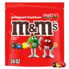 M&M's Peanut Butter Chocolate Candy, Football Party Candy Supplies, Party Size, 34 oz Bag view 1