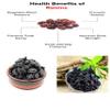 California Black Dried Fresh Raisins Seedless, ready to eat resealable bag(2LB) view 4