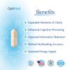 Optimind Brain Supplement for Memory and Focus, Nootropic with Synapsa, Phosphatidylserine, Vitamin B1 B12, Non-GMO, Mental Clarity, Cognitive Support, Clinically Studied Ingredients, 96 Capsules view 3