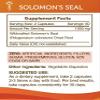 Secrets of the Tribe Solomon's Seal 120 Capsules, 1000 mg, Wildcrafted Solomon's Seal (Polygonatum odoratum) Dried Rhizome (120 Capsules) view 3