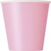 Unique Lovely Pink Solid Paper Cups - 12oz (Pack of 10) - Exquisite Color & Design - Perfect for Any Occasion view 1