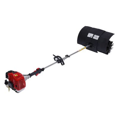 Outdoor Broom Sweeper, 52cc 2.3HP 1.8M Gas Power Broom Walk Behind Sweeper Cleaning Driveway Tools High Performance Cleaner (US SHIPPING)