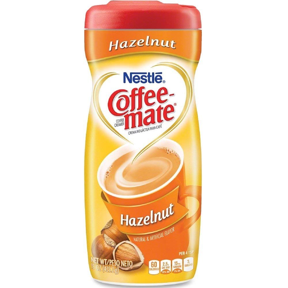 Coffee-Mate Hazelnut Powdered Coffee Creamer 15 oz (Pack of 4)