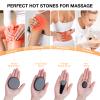 SLIMSTY Hot Stones Massage Set, 18 Pcs Basalt Hot Stones with Heater Kit, Massage Stones for Professional or Home spa, Relaxing, Healing, Pain Relief view 3
