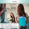 OccasionALL Teal Gift Bags with Handles, Teal Christmas Gift Bags, Medium Blue Gifting Party Supplies for Weddings, Birthdays, Holidays, Shopping, Party Favors, 7.5x9x3.5, 12 Pack view 4
