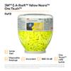 3M Ear Plugs, E-A-Rsoft Yellow Neons 391-1005, Bottle of 400 Pair of Disposable Earplugs, Slightly Longer, Uncorded, 33 NRR, Tapered Cylinder Shape, Slow Recovery Foam view 2