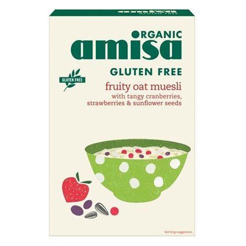(2 Pack) - Amisa - Org G/F Fruity Oat Muesli | 325g | 2 PACK BUNDLE