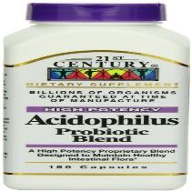 21st Century Acidophilus Probiotic Blend Capsules, 150-Count (Pack of 3)