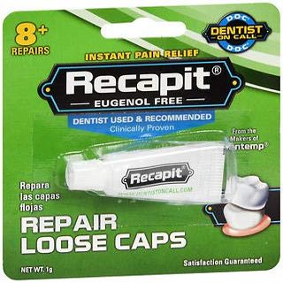 Recapit Loose Cap Dental Repair - 8 Repairs