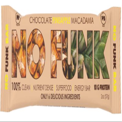 Chocolate Pineapple Macadamia Superfood Energy Bar - Box of 12 - 2 OZ Bars