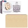 Eczema Soap Bar for Face and Body  All Natural Dermatitis, Psoriasis Treatment for Dry Itchy Flaky Skin Relief  Gentle Detoxifying, Healing, Anti-Itch, Cleansing Skincare Remedy  Eczema Soap Bar view 1