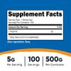 Nutricost L-Arginine Powder 500 Grams (1.1lbs) - Pure L-Arginine Powder - 5000mg Per Serving; 100 Servings view 2