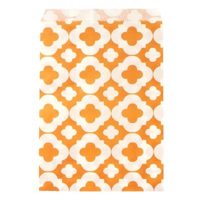 allydrew Clover Party Favor Gift Bags (25 Pieces), Orange