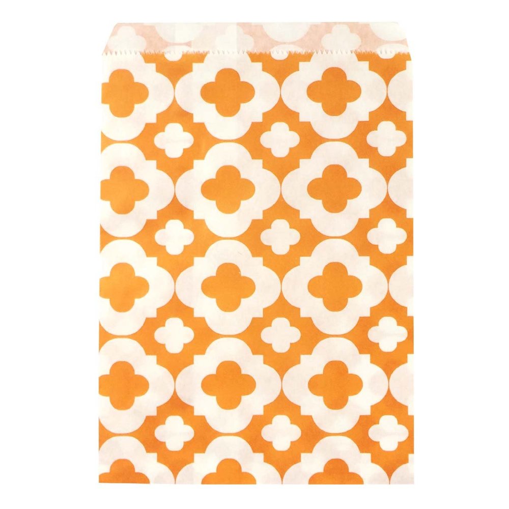 allydrew Clover Party Favor Gift Bags (25 Pieces), Orange