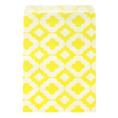 allydrew Clover Party Favor Gift Bags (25 Pieces), Yellow